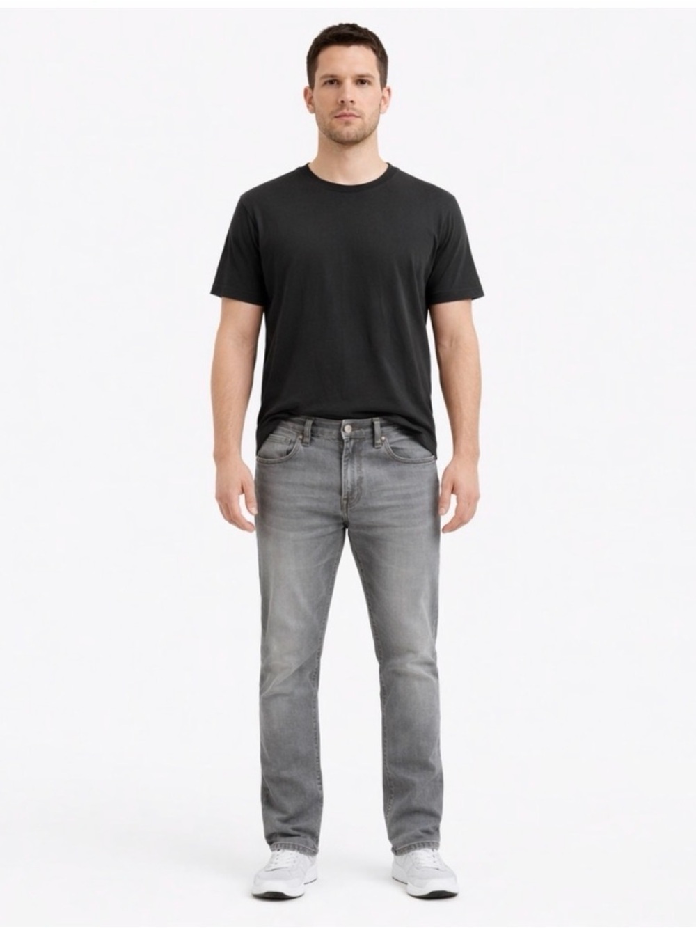 Seven For All Mankind Grey Standard Jeans Size 34